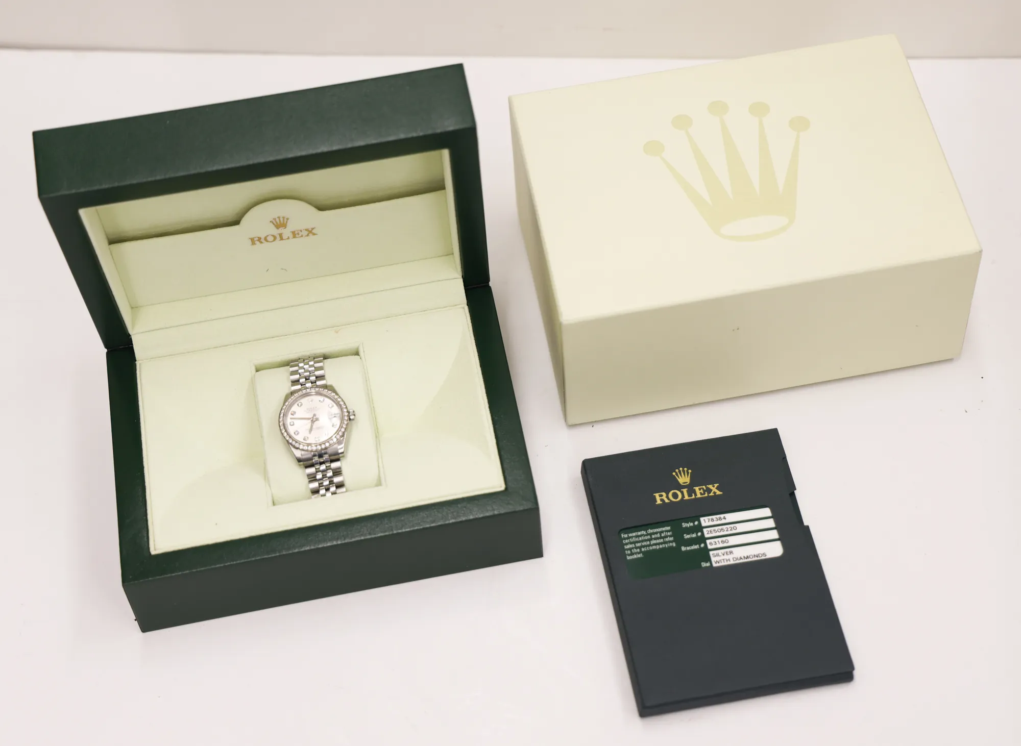 Rolex Datejust 31 178384 31mm 18k white gold and Diamond 3