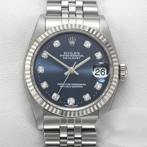 Rolex Datejust 31 78274 31mm Yellow gold and Stainless steel Blue