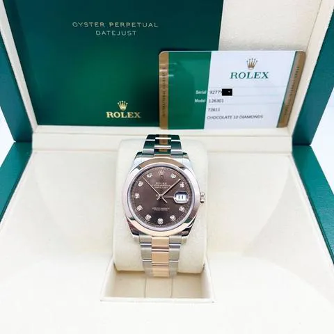 Rolex Datejust 41 126301 41mm Stainless steel Brown