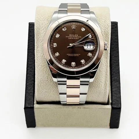 Rolex Datejust 41 126301 41mm Stainless steel Brown 1