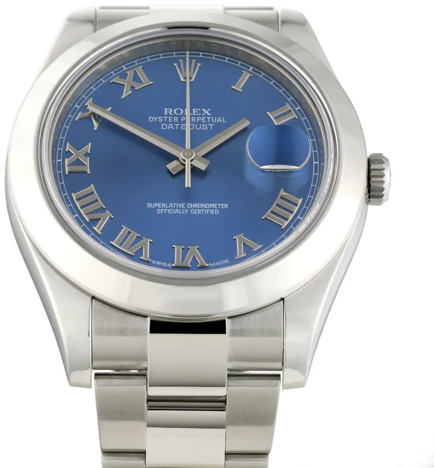 Rolex Datejust II 116300 41mm Stainless steel Blue