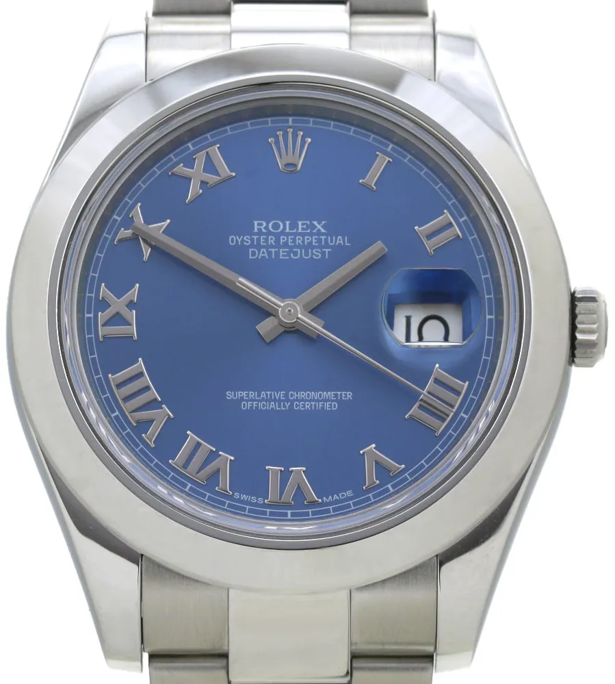 Rolex Datejust II 116300 41mm Stainless steel Blue 1