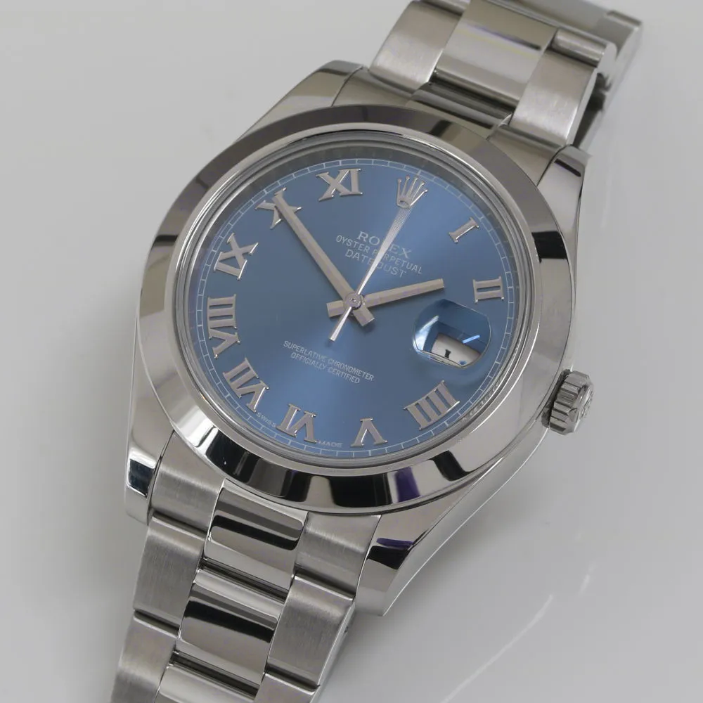 Rolex Datejust II 116300 41mm Stainless steel Blue 8