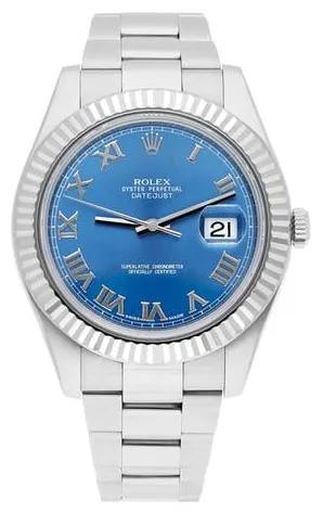 Rolex Datejust II 116334 41mm Stainless steel Blue 1