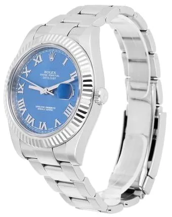 Rolex Datejust II 116334 41mm Stainless steel Blue 2