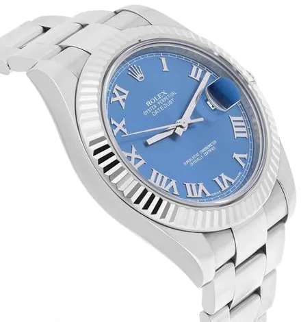 Rolex Datejust II 116334 41mm Stainless steel Blue 4