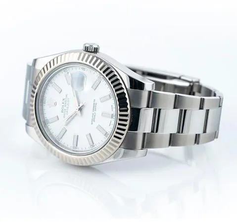 Rolex Datejust II 116334 41mm Stainless steel White 5