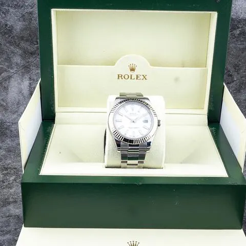 Rolex Datejust II 116334 41mm Stainless steel White 9