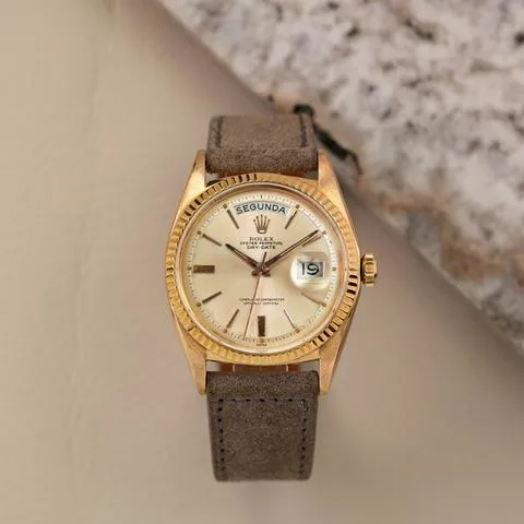 Rolex Day-Date 36 1803 36mm Yellow gold Silver