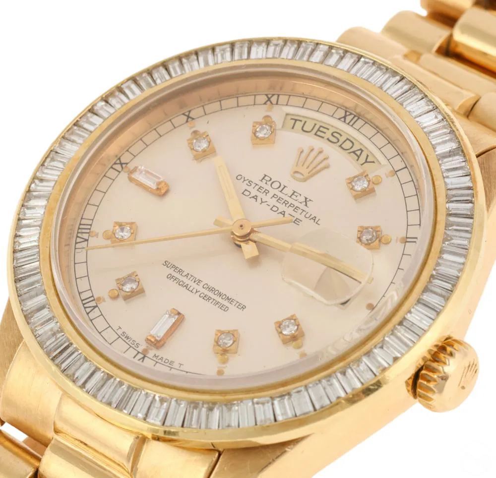 Rolex Day-Date 36 18038 18k yellow gold Silver 5