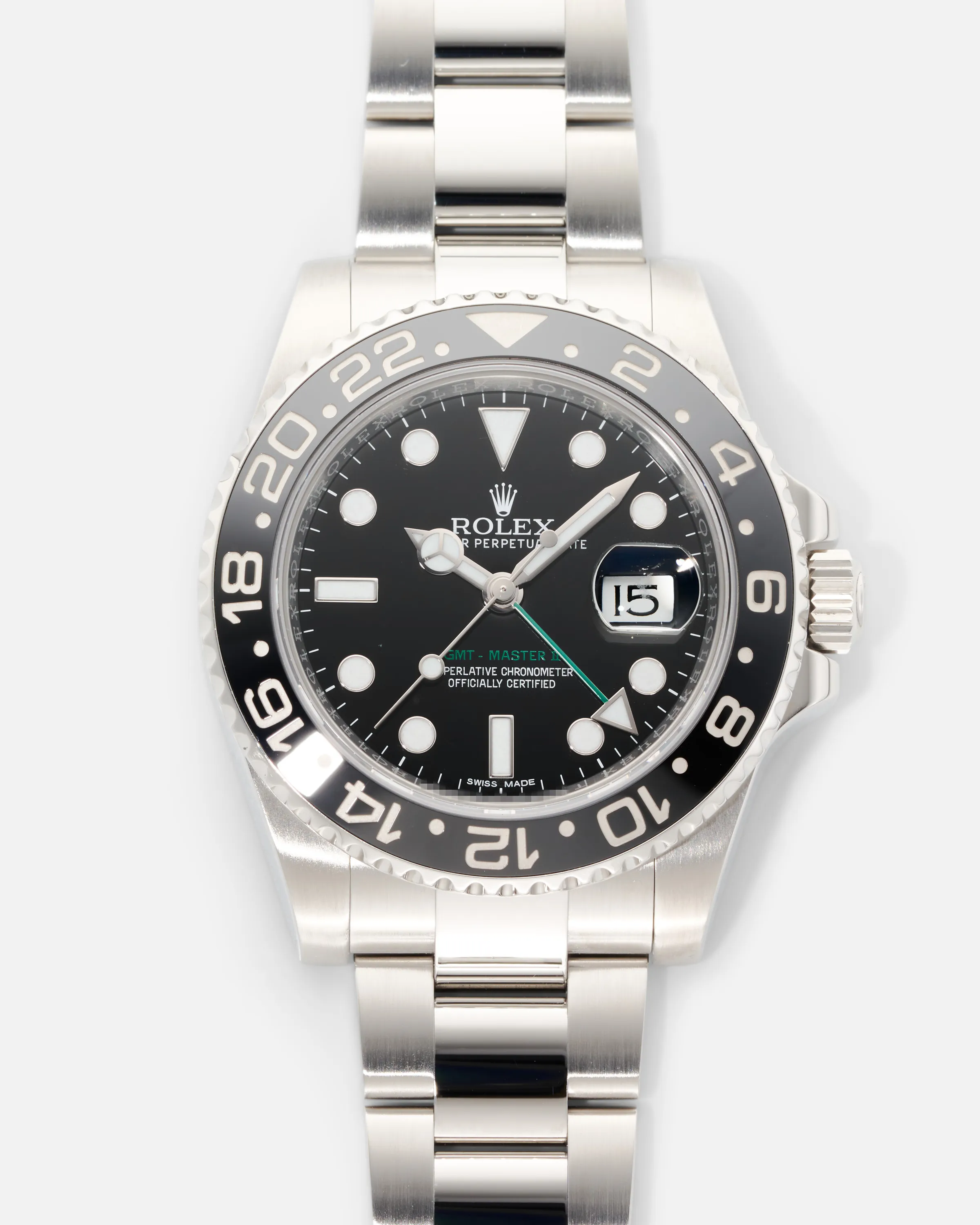 Rolex GMT-Master II 116710LN-0001 40mm Stainless steel Black