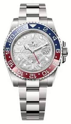 Rolex GMT-Master II 126719BLRO 40mm White gold Meteorite