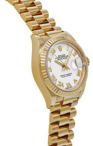 Rolex Lady-Datejust 279178 28mm Yellow gold White 2