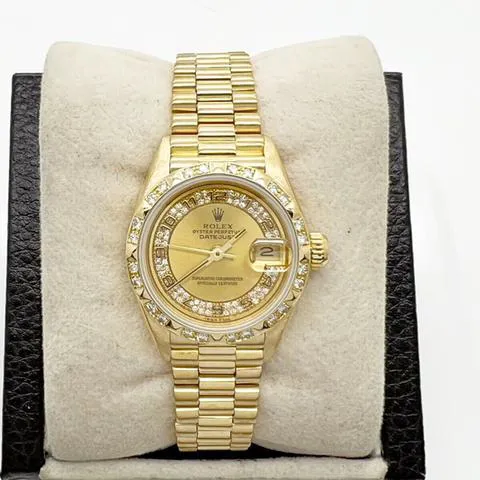 Rolex Lady-Datejust 69258 26mm Yellow gold Champagne 1