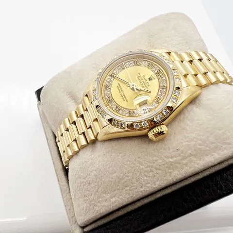 Rolex Lady-Datejust 69258 26mm Yellow gold Champagne 2