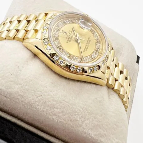 Rolex Lady-Datejust 69258 26mm Yellow gold Champagne 4