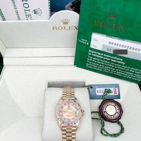 Rolex Lady-Datejust 69258 26mm Yellow gold Champagne 6