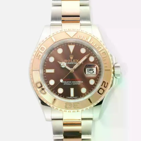 Rolex Yacht-Master 116621-0001 40mm Yellow gold and Stainless steel Brown