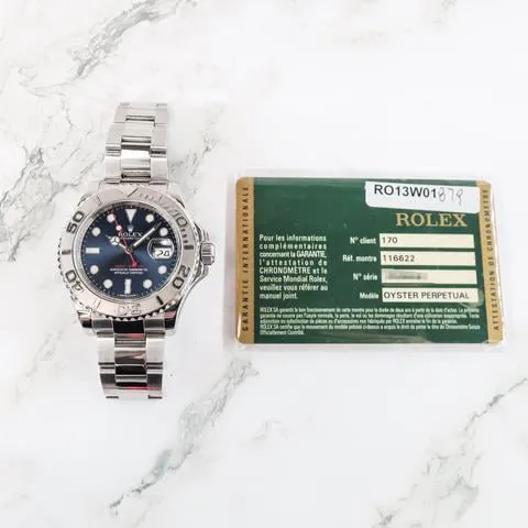 Rolex Yacht-Master 116622 40mm Stainless steel Blue