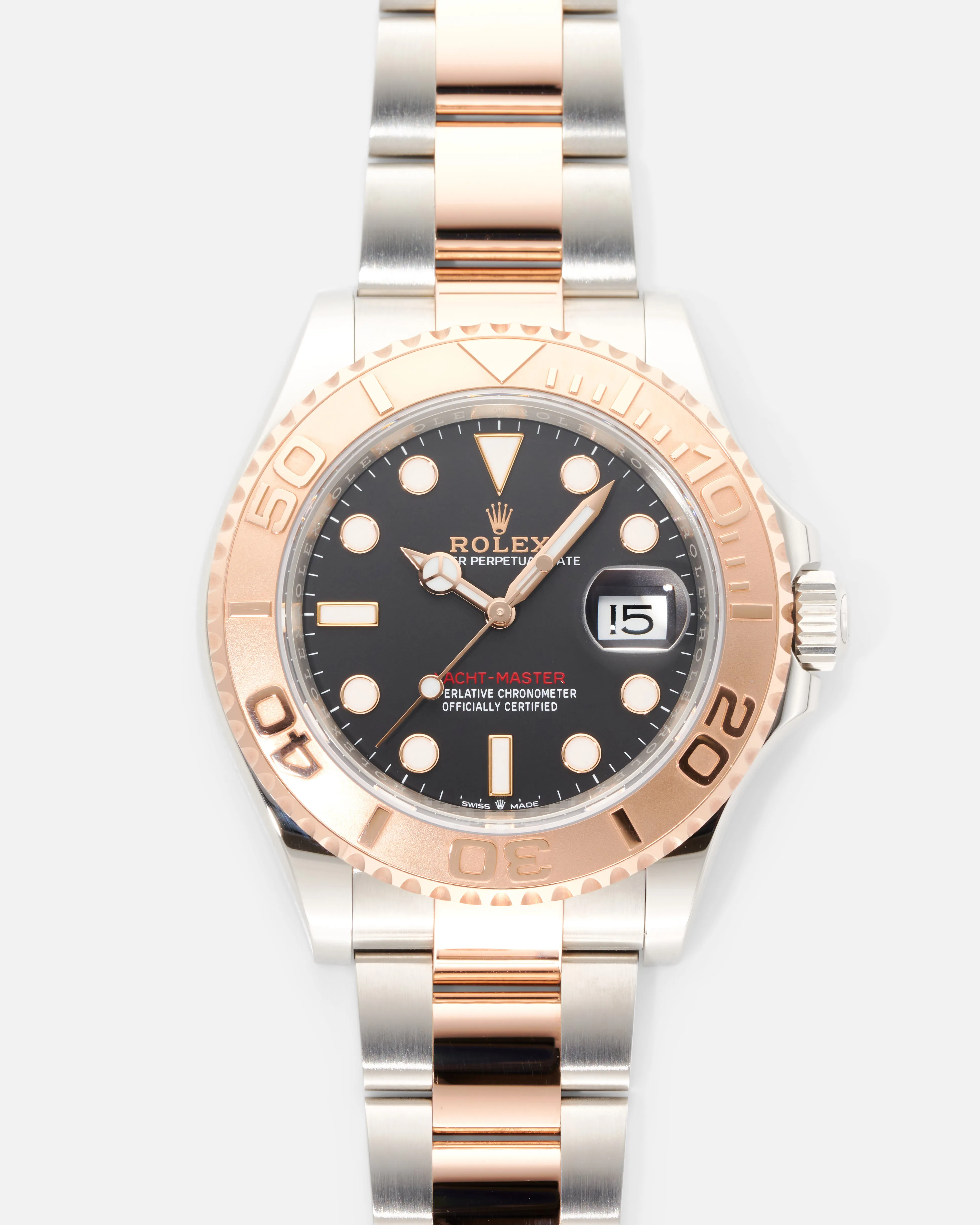 Rolex Yacht-Master 126621-0001 40mm Oystersteel and Everose gold Brown