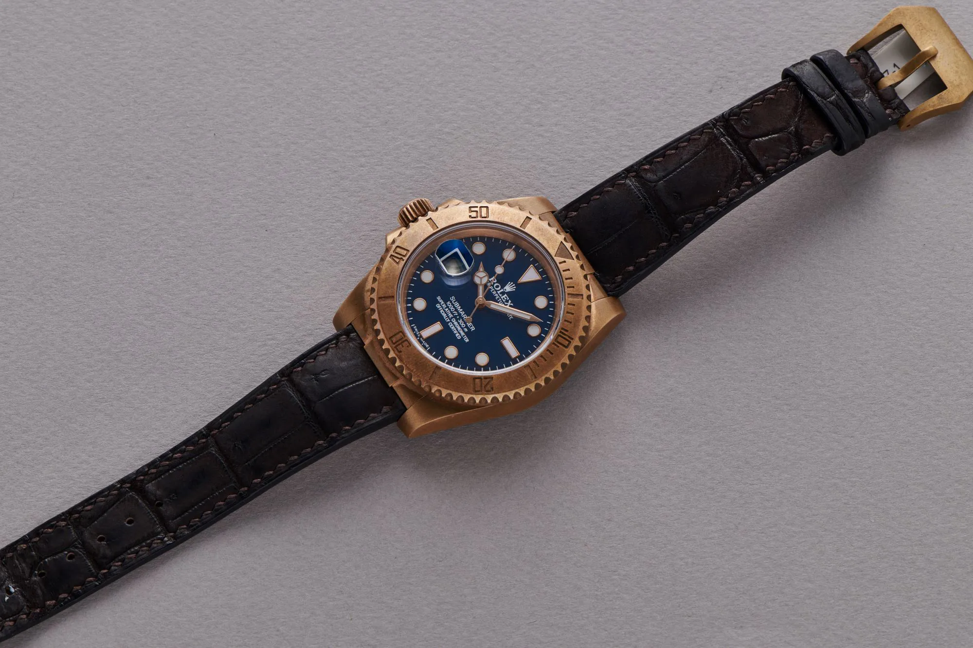 Rolex Submariner 40mm Bronze and Stainless steel Blue 2