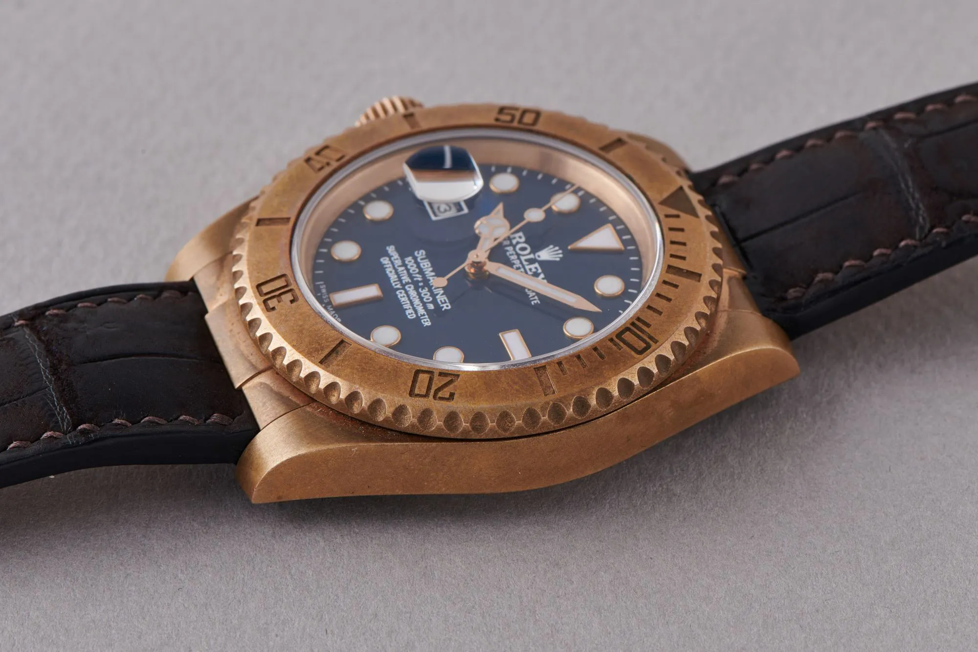 Rolex Submariner 40mm Bronze and Stainless steel Blue 5