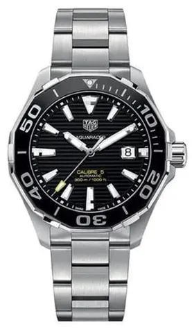 TAG Heuer Aquaracer WAY201A 43mm Stainless steel Black