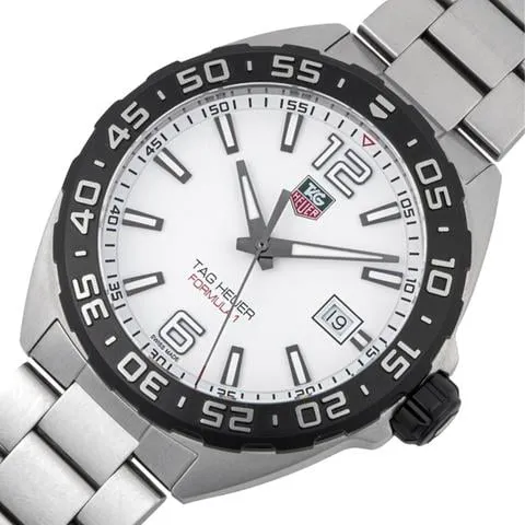 TAG Heuer Formula 1 Quartz WAZ1111.BA0875 41mm Stainless steel White 1