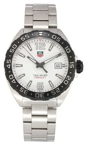 TAG Heuer Formula 1 WAZ1111 41mm Stainless steel White