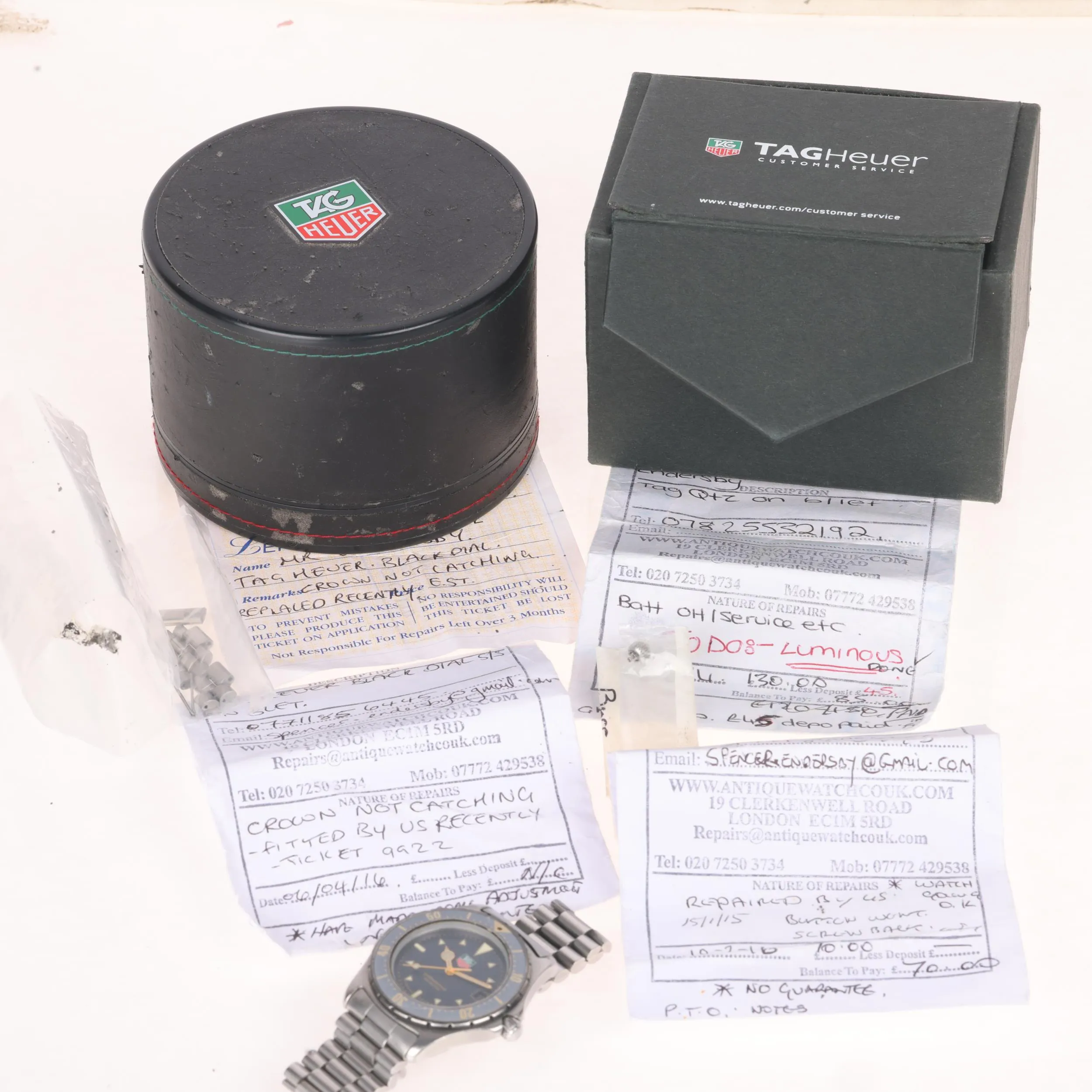 TAG Heuer Professional 972.606 36mm Stainless steel Black 4