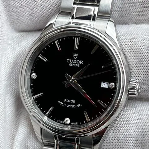 Tudor Style 12300 34mm Stainless steel Black 1