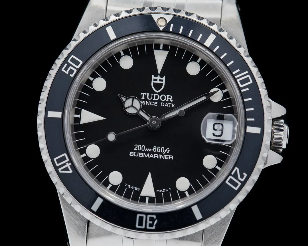 Tudor Submariner 75090 36mm Stainless steel Black 1