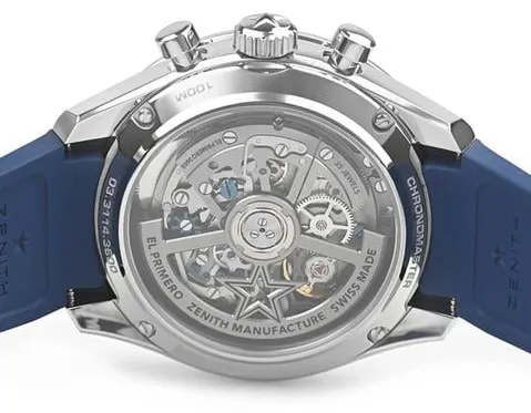 Zenith Chronomaster Sport 03.3114.360051.R950 41mm Stainless steel Blue 4