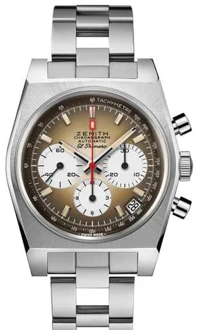 Zenith Revival 03.A384.400/385.M385 37mm Stainless steel Brown