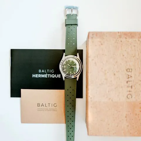 Baltic 37mm Stainless steel Green