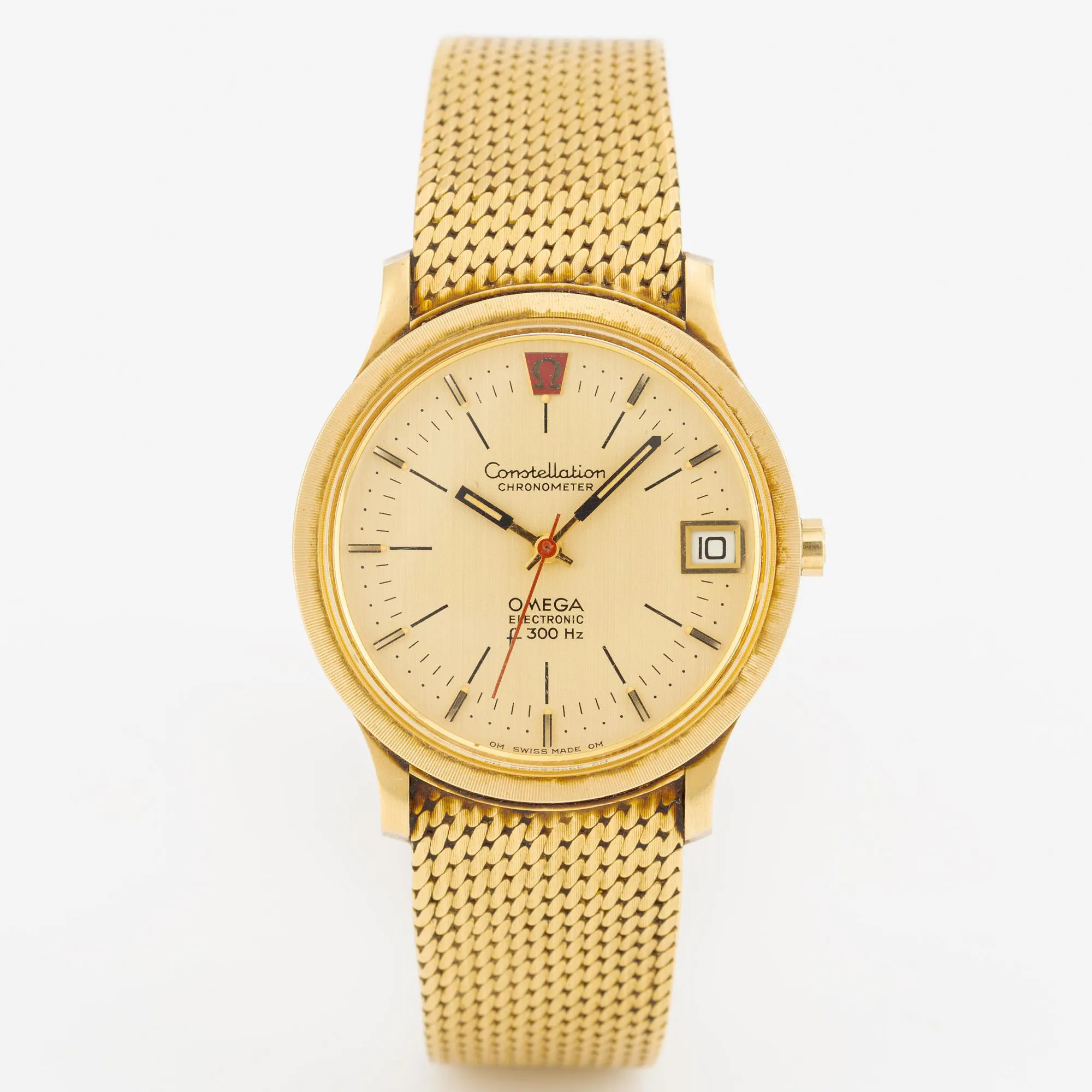 Omega Constellation 35.5mm 18k yellow gold