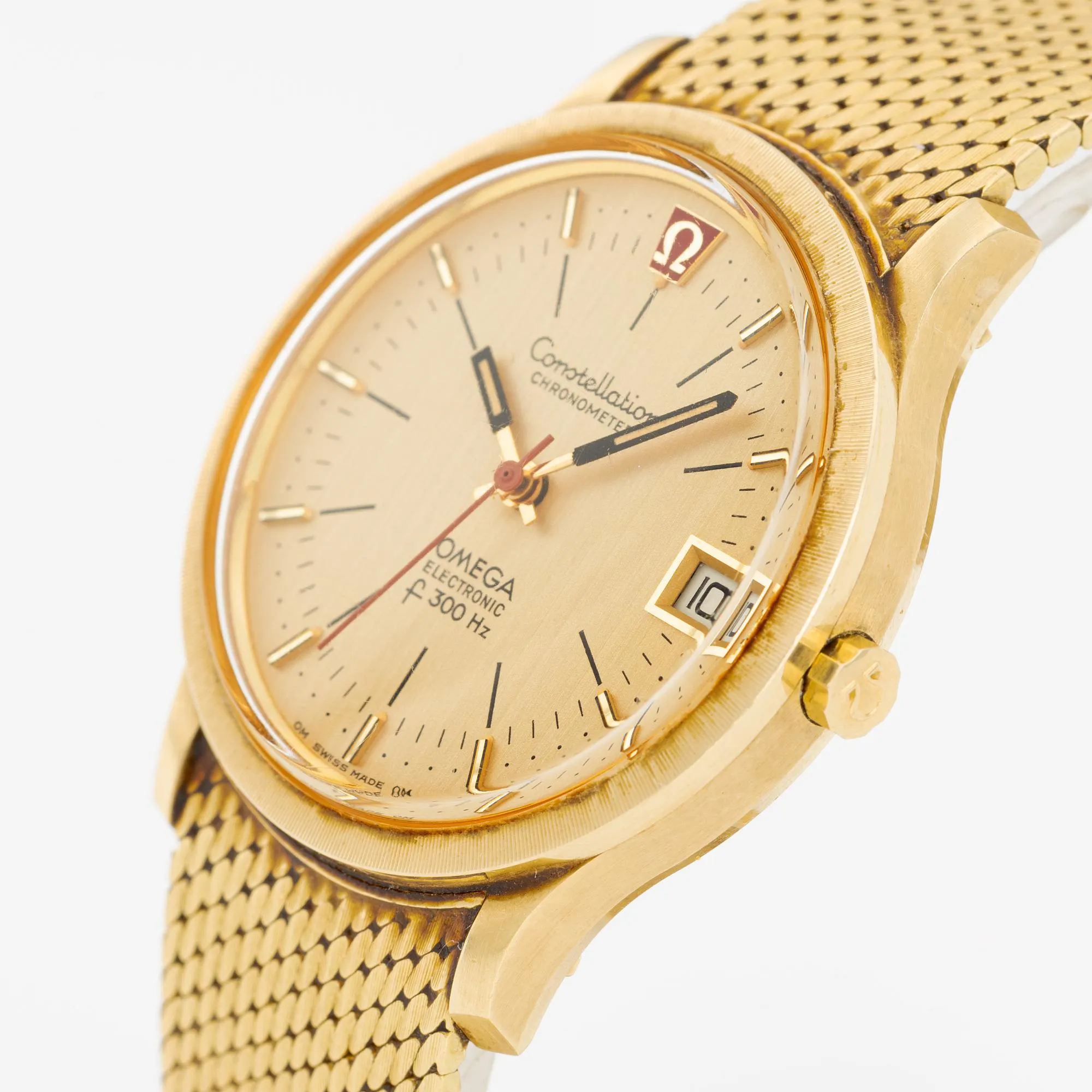 Omega Constellation 35.5mm 18k yellow gold 1