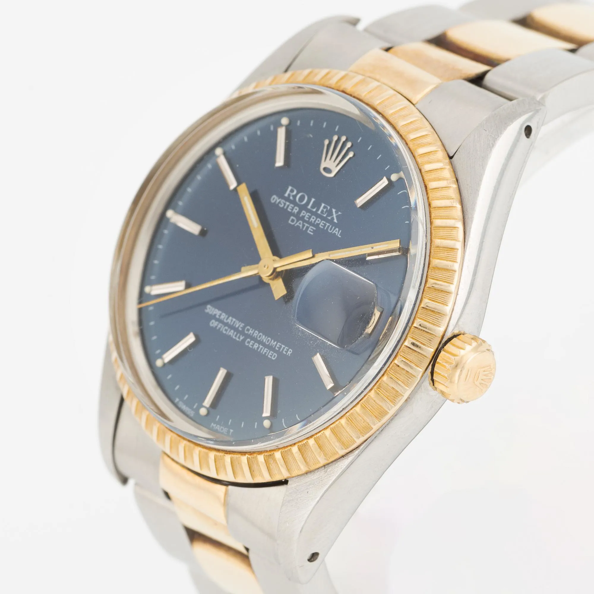 Rolex Oyster Perpetual Date 15053 34mm Yellow gold and Stainless steel 1