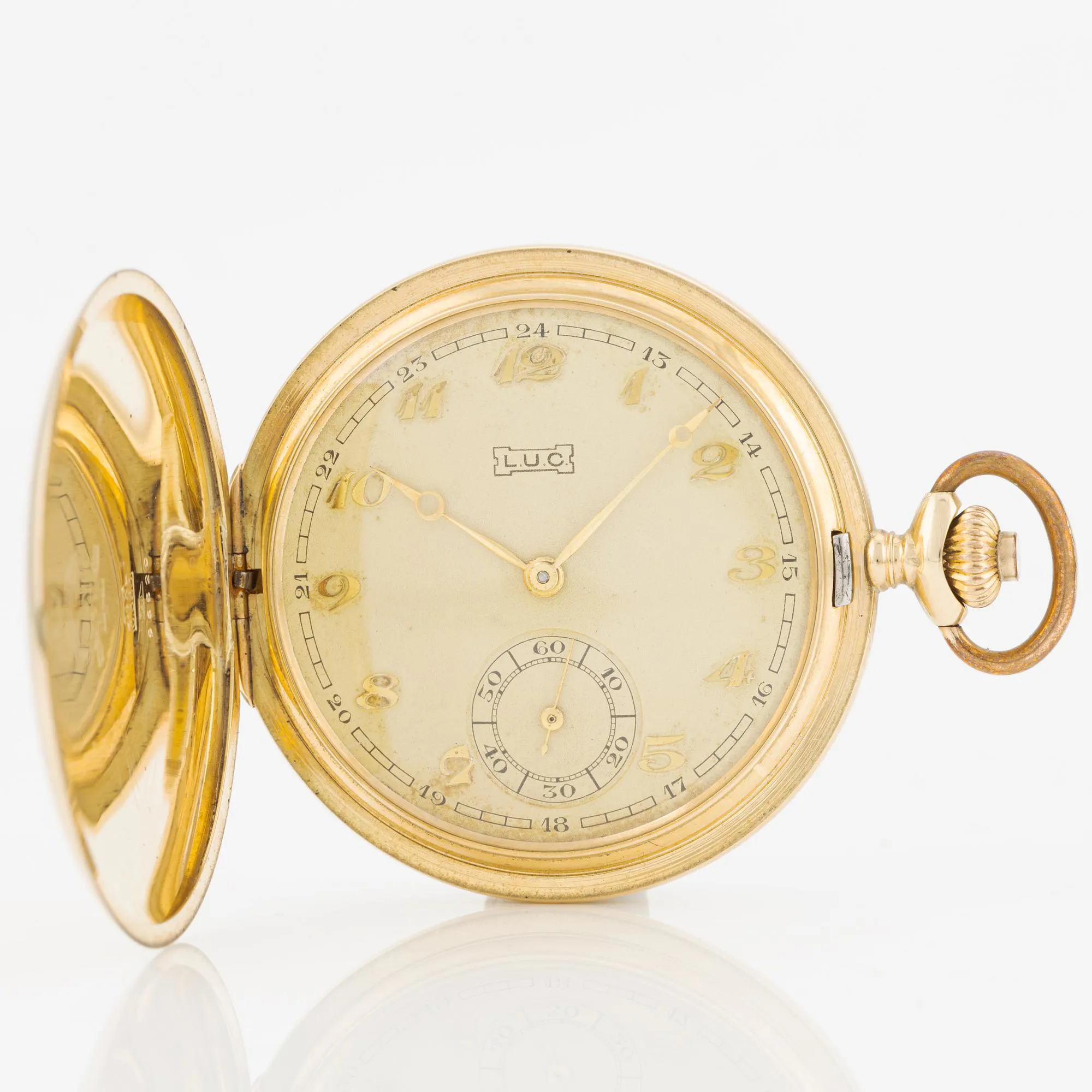 Chopard 51mm 14k yellow gold