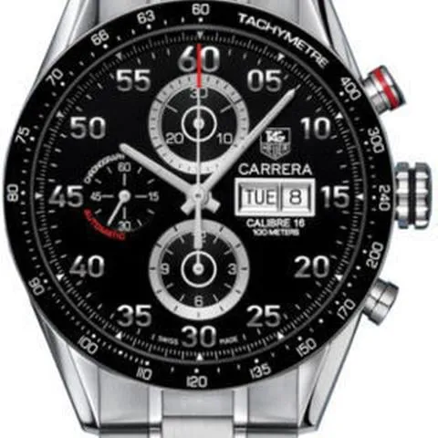 TAG Heuer Carrera CV2A10.BA0796 43mm Stainless steel Black