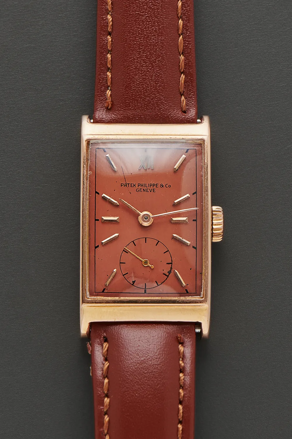 Patek Philippe 20.5mm 18k rose gold Copper