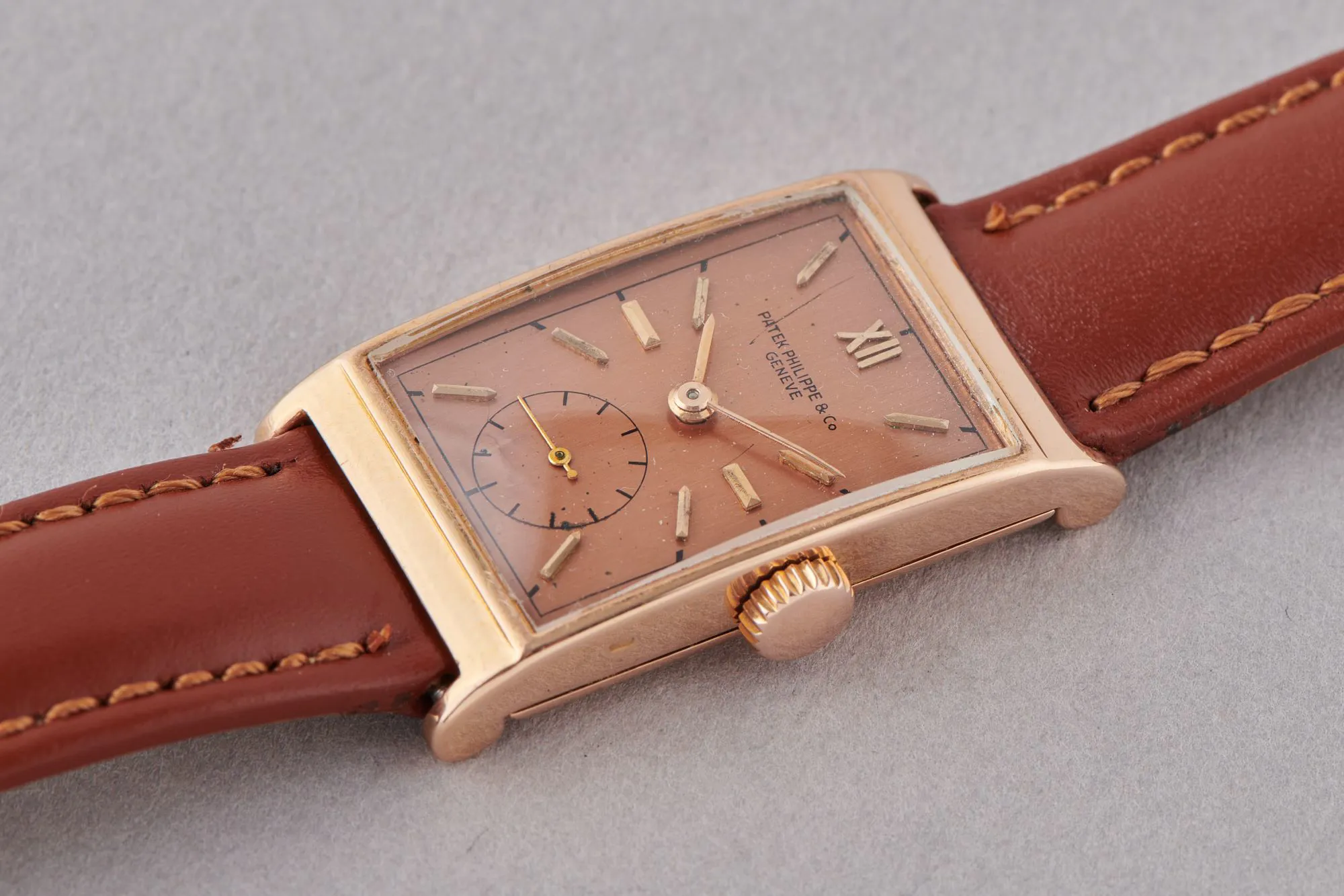 Patek Philippe 20.5mm 18k rose gold Copper 6