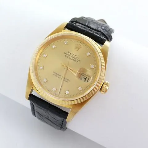 Rolex Datejust 36 16018 36mm Yellow gold Champagne