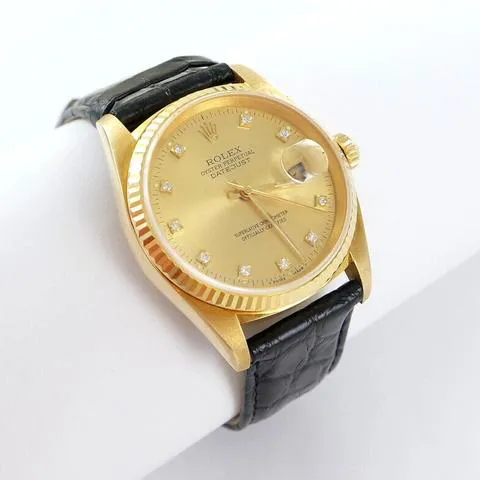 Rolex Datejust 36 16018 36mm Yellow gold Champagne 1