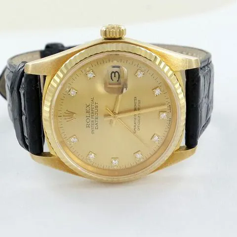 Rolex Datejust 36 16018 36mm Yellow gold Champagne 2