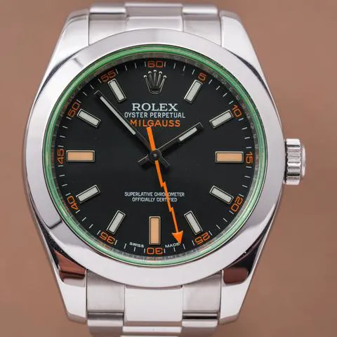 Rolex Milgauss 116400 40mm Stainless steel Black