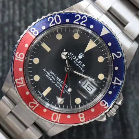 Rolex GMT-Master 1675 40mm Stainless steel Black