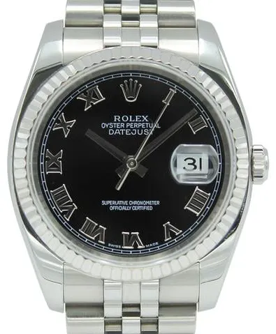 Rolex Datejust 36 116234 36mm Stainless steel Black