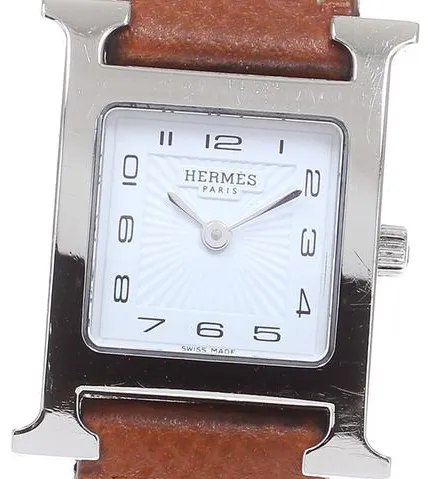 Hermès Heure H HH1.210 21mm Stainless steel White