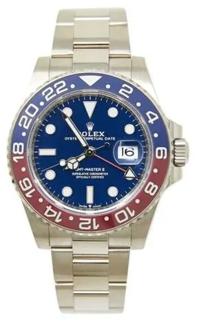 Rolex GMT-Master II 126719BLRO 40mm White gold Blue 1